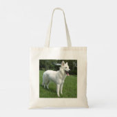Duitse herder wit vol tote bag (Achterkant)