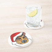 DUITSE HERDER ZANDSTEEN ONDERZETTER (Zijkant)