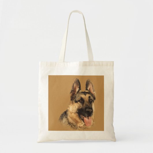 Duitse herder Zeer handige Canvas tas (Voorkant)