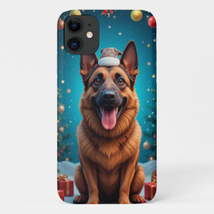 Duitse Herder, zittend Case-Mate iPhone Case