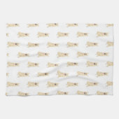 Duitse herder (zwart en Tan) Theedoek (Horizontaal)