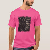 Duitse herder zwarte hond vader patriottisch Ameri T-shirt (Voorkant)
