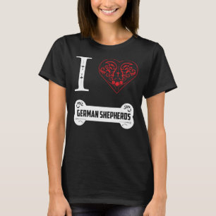 Duitse herderd die ik het Duitse herderds beest T-shirt