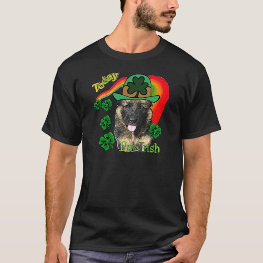 Duitse herderdag voor patricks t-shirt (Voorkant)