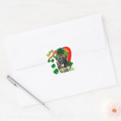 Duitse herderdag voor patricks vierkante sticker (Envelop)