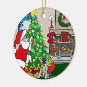 Duitse herderdeken de zalen keramisch ornament (Links)