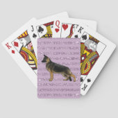 Duitse herderdepotkaarten pokerkaarten (Achterkant)