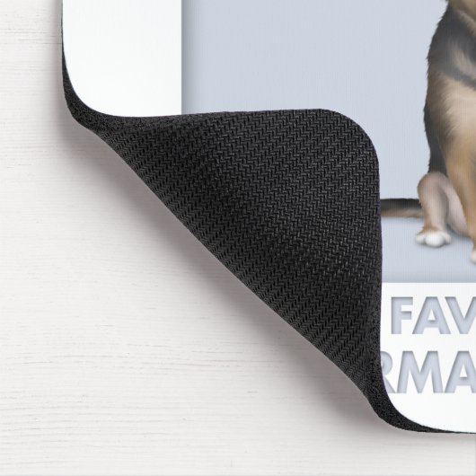 Duitse herderfavoriet muismat (Hoek)