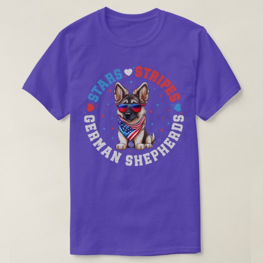 Duitse herderhond 2 t-shirt (Design voorkant)