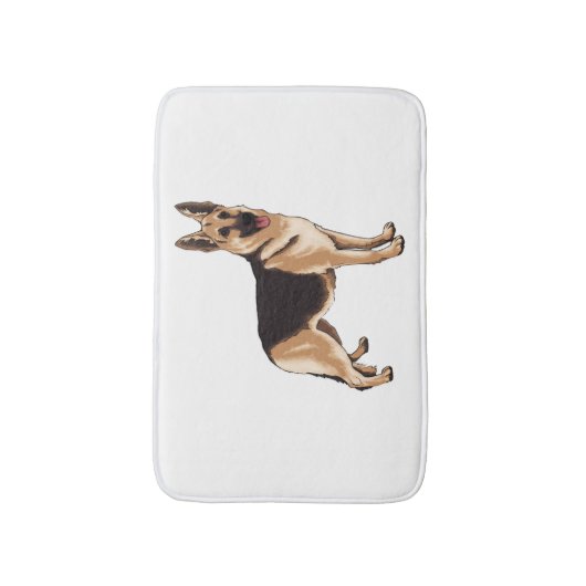 Duitse herderhond badmat (Voorkant Verticaal)