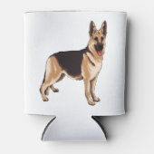 Duitse herderhond blikjeskoeler (Voorkant)