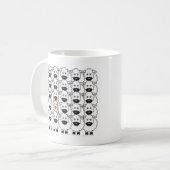 Duitse herderhond in de schapen koffiemok (Voorkant links)