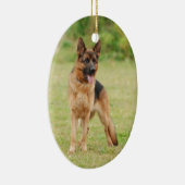 Duitse herderhond keramisch ornament (Rechts)