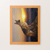 Duitse herderhond legpuzzel (Verticaal)