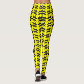 Duitse herderhondpatroon leggings (Achterkant)