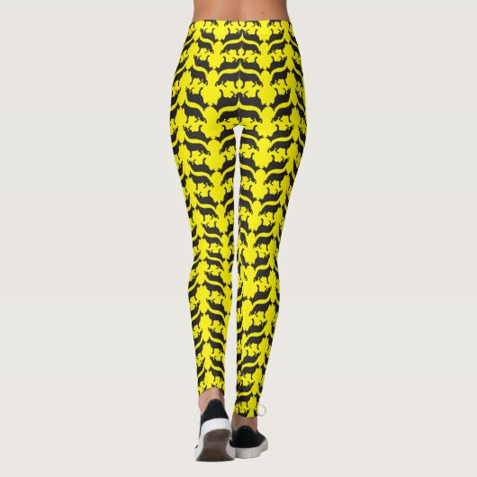 Duitse herderhondpatroon leggings (Achterkant)