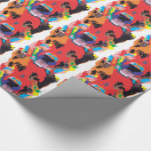 Duitse herderkleur cadeaupapier (Hoek)