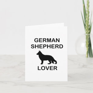 Duitse herderliefhebber kaart