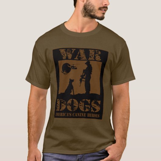 Duitse herderoorlog Honden T-shirt (Voorkant)