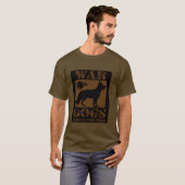 Duitse herderoorlog Honden T-shirt (Voorkant volledig)