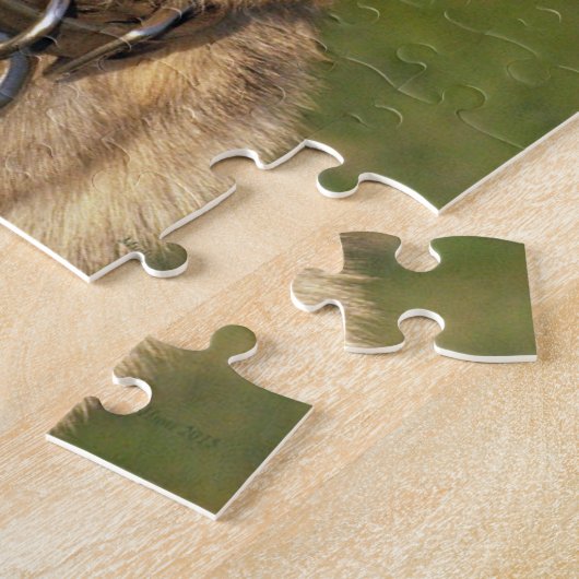 Duitse herderredding Dog Jigzaag Puzzle Legpuzzel (Zijkant)