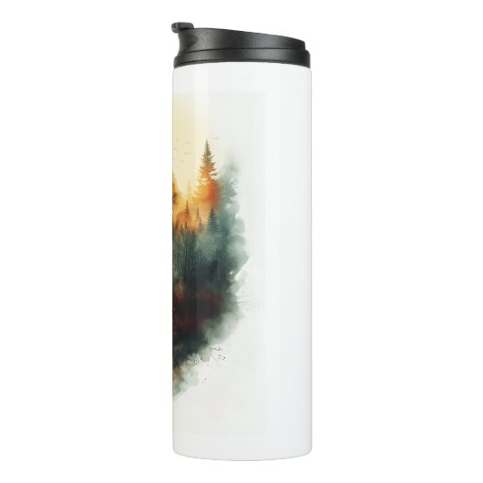 Duitse herders als spookachtige gidsen thermosbeker (Geroteerd rechts)