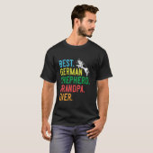 Duitse Herders BESTE DUITSE HERDER OPA Opa T-shirt (Voorkant volledig)
