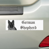 Duitse Herders bumpersticker (Op auto)