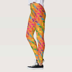 Duitse herders hebben koele regenboogkleuren leggings