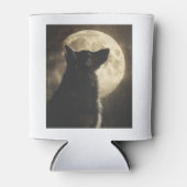 Duitse herders huilen bij de maan blikjeskoeler (Voorkant)