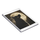 Duitse herders huilen bij de maan notitieboek (Rechterzijde)