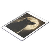 Duitse herders huilen bij de maan notitieboek (Linkerzijde)