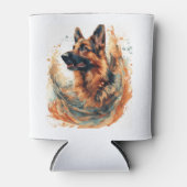 Duitse herders in oceanische elegantie blikjeskoeler (Voorkant)