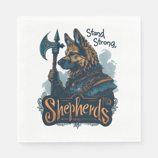 Duitse herders in Viking Valor Servet (Voorkant)