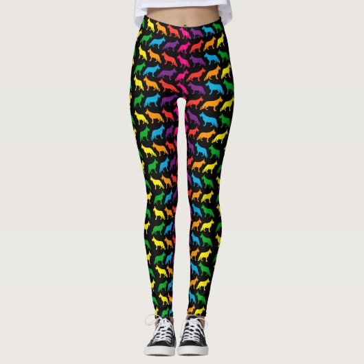 Duitse Herders Leggings (Voorkant)