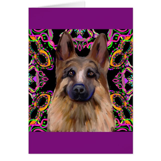 Duitse Herders Mardi Gras (Voorkant)
