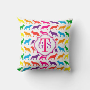 Duitse Herders Monogram Kussen