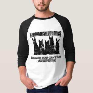 Duitse herders - Omdat je niet slechts één kan heb T-shirt