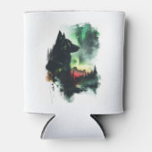 Duitse herders onder noorderlicht blikjeskoeler (Voorkant)