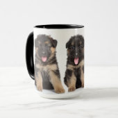 Duitse Herders Pups Mok (Voorkant links)