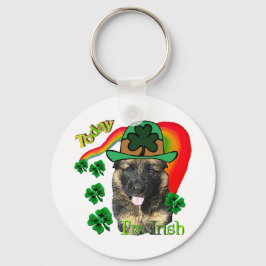 Duitse Herders St. Patrick's Dag Sleutelhanger