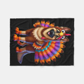 Duitse Herders Turkije Grappige Thanksgiving Dier  Fleece Deken (Voorkant (Horizontaal))