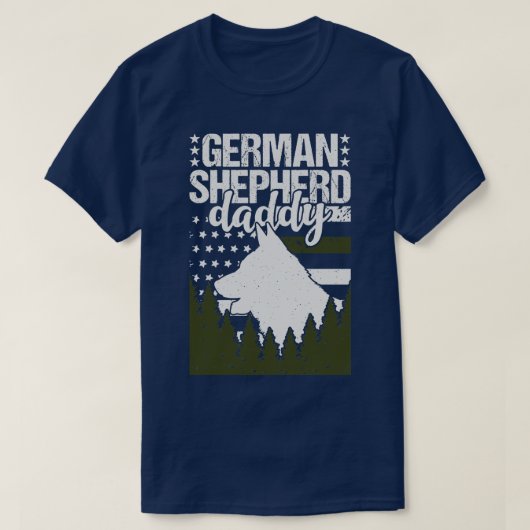 Duitse Herders Vader 1 T-shirt (Design voorkant)