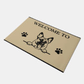 Duitse herders Welkom Mat (Schuin)