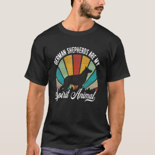 Duitse herders zijn mijn spirietstijl van de diere t-shirt