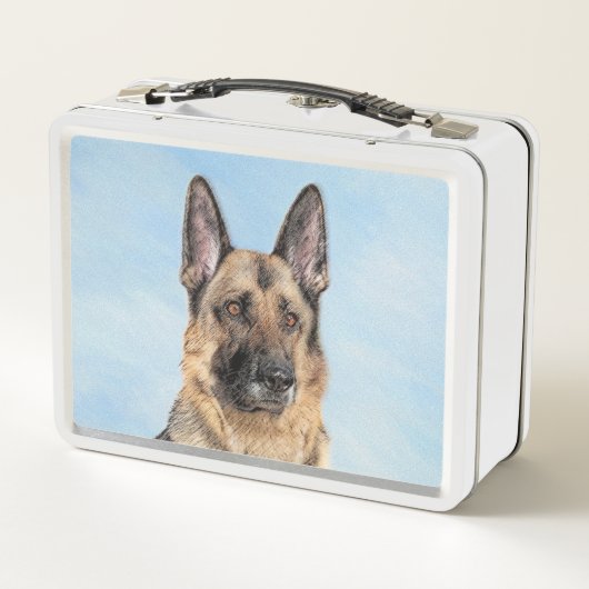 Duitse herderschilderkunst - Kute Original Dog Art (Achterkant)