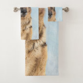 Duitse herderschilderkunst - Kute Original Dog Art Bad Handdoek (Insitu)