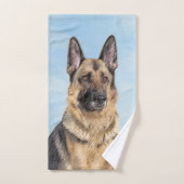 Duitse herderschilderkunst - Kute Original Dog Art Bad Handdoek (Handdoek)