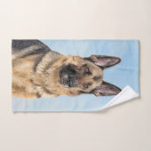 Duitse herderschilderkunst - Kute Original Dog Art Bad Handdoek (Handdoek)