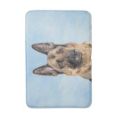 Duitse herderschilderkunst - Kute Original Dog Art Badmat (Voorkant Verticaal)